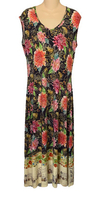 Uptown Cap Sleeve High Slit V-Neck Knit 