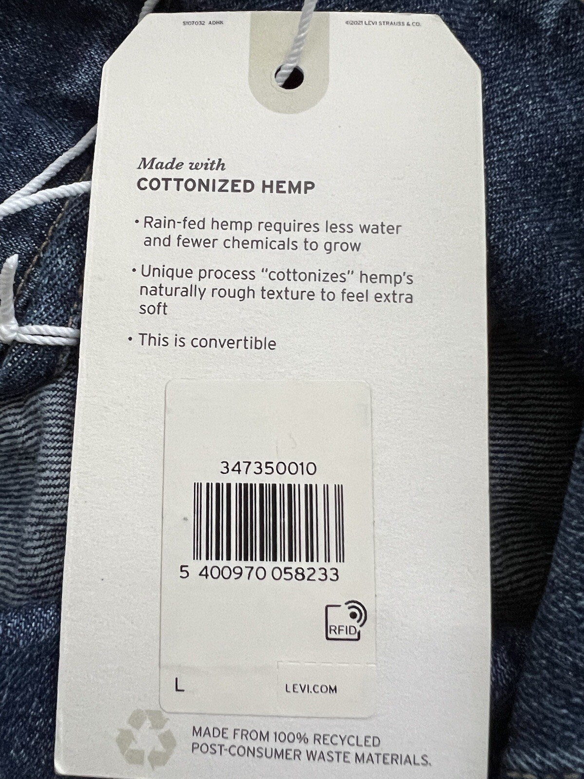 1200~WELLTHREAD Denim Vest with Ovrsized Silhouette