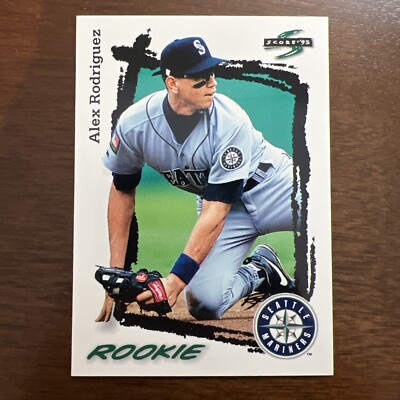 1995 Score ALEX RODRIGUEZ Rookie Card RC Mariners #312 | eBay