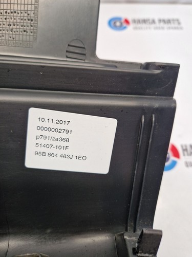 Cubierta de bloqueo de moldura de carga de arranque negra para Porsche Macan 95B 2014-2023 - Imagen 6 de 6