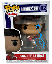 Oscar De La Hoya Signed Autograph Funko Pop Boxing #02 Golden Boy Beckett COA Oscar De La Hoya Signed Autograph Funko Pop Boxing #02 Golden Boy Beckett COA