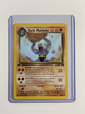 Pokemon Single Card TEAM ROCKET (1ST Edition) - 40/82 : Dark Machoke Pokemon Single Card TEAM ROCKET (1ST Edition) - 40/82 : Dark Machoke
