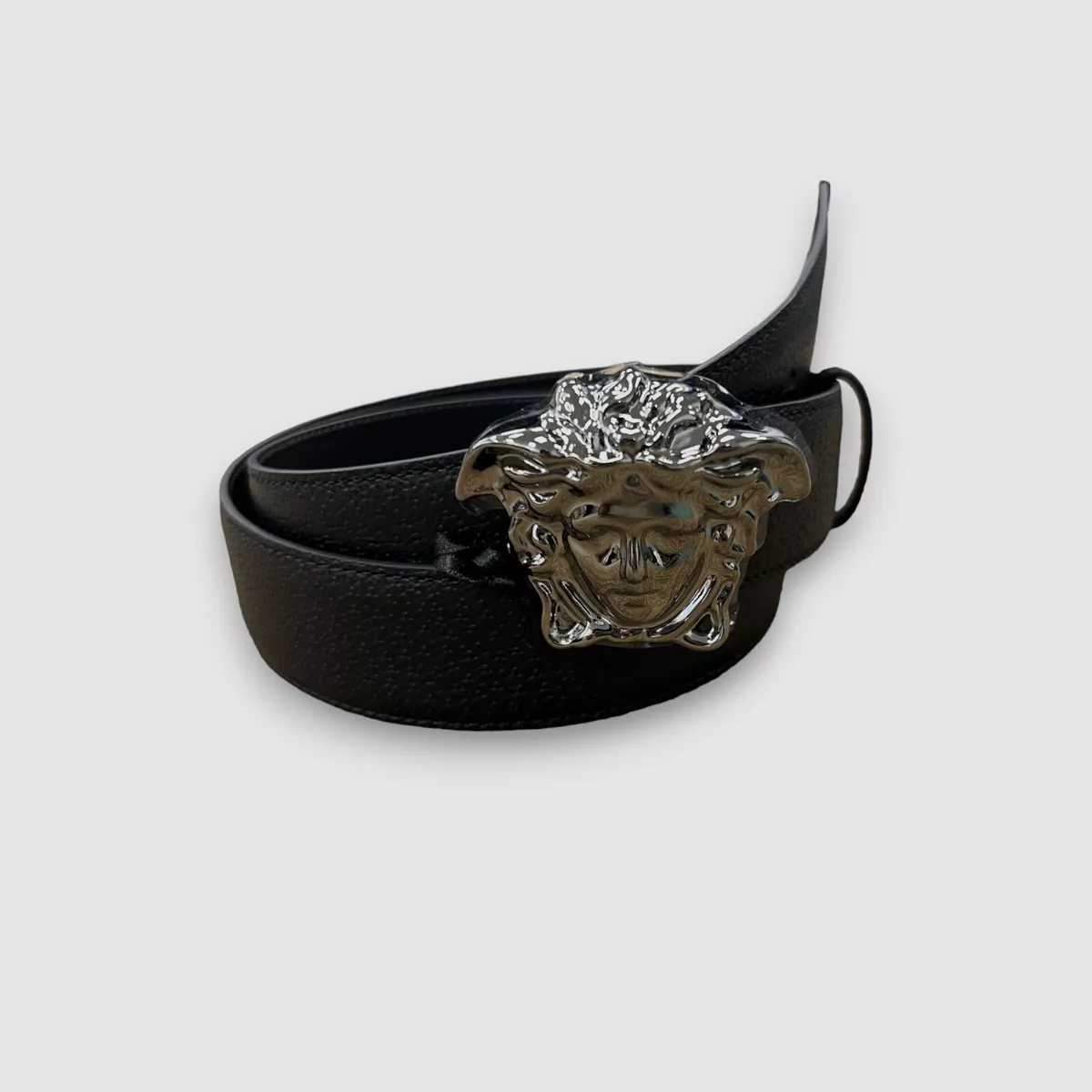 Versace Medusa buckle belt - Black
