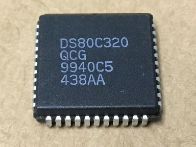 (2 PC) DALLAS DS80C320QCG MicroController, 8-Bit, 44 Pin, Plastic, PLCC ...