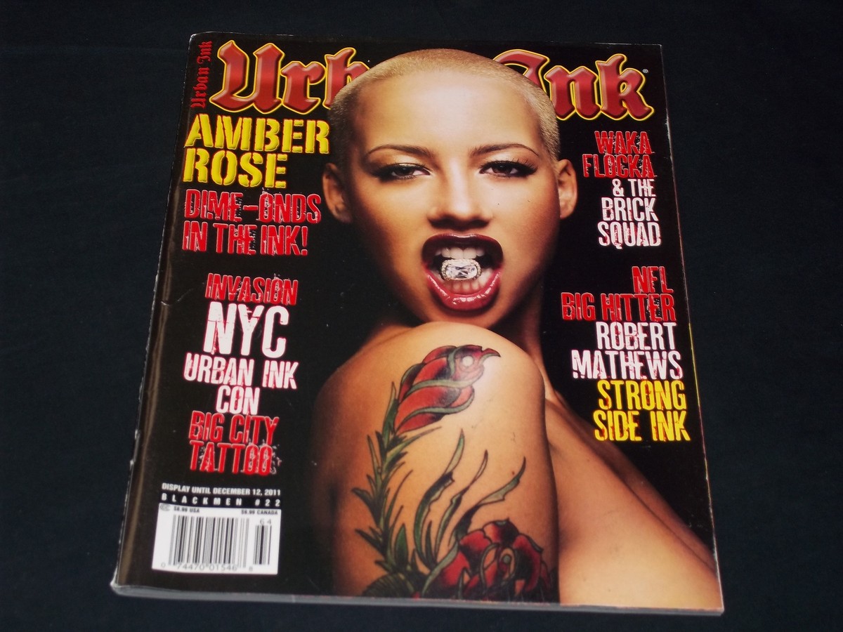 22 URBAN INK MAGAZINE - AMBER ROSE FRONT COVER - H 7099 | eBay
