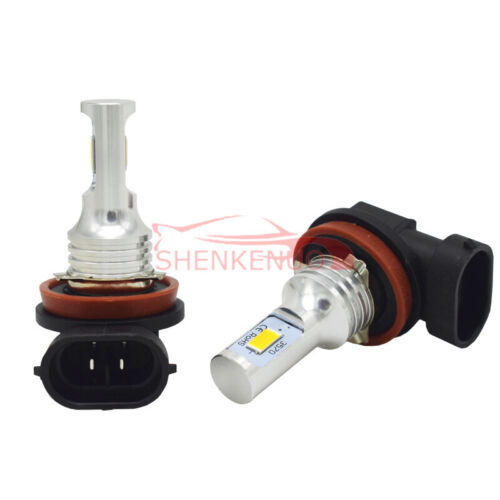 2pcs H8 H11 Super Bright white LED Fog Light Bulbs for BMW F10 F30 F32 X1 X3 - Picture 4 of 10
