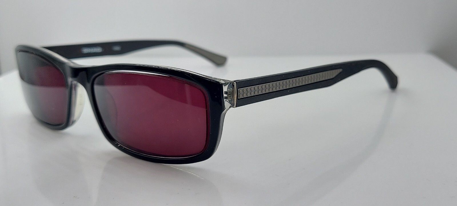 Shaq 0616 Black Rectangular Sunglasses FRAMES ONLY - image 2