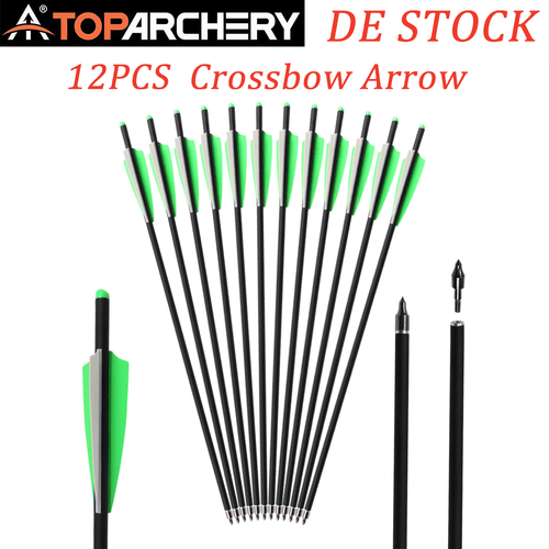 12PACK Bogenschießen 20" Carbon Bolzen Pfeile OD 8.8MM Jagd Weitere Sportarten - Bild 27 von 45