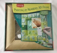 Reeves Painting By Numbers 3D Frame - New Old Stock - In Package