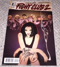 FIGHT CLUB 2 #9 COMIC BOOK HAND SIGNED BY CHUCK PALAHNIUK AUTHOR COA DARK HORSE!