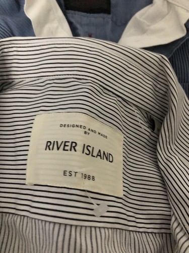 MENS RIVER ISLAND SHIRTS - SIZE - MEDIUM - NEW & USED - Picture 3 of 14