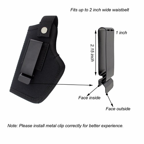 Gun Holster For Concealed Carry Full Size 9mm Safe holster Pistolfor Various - Picture 5 of 12