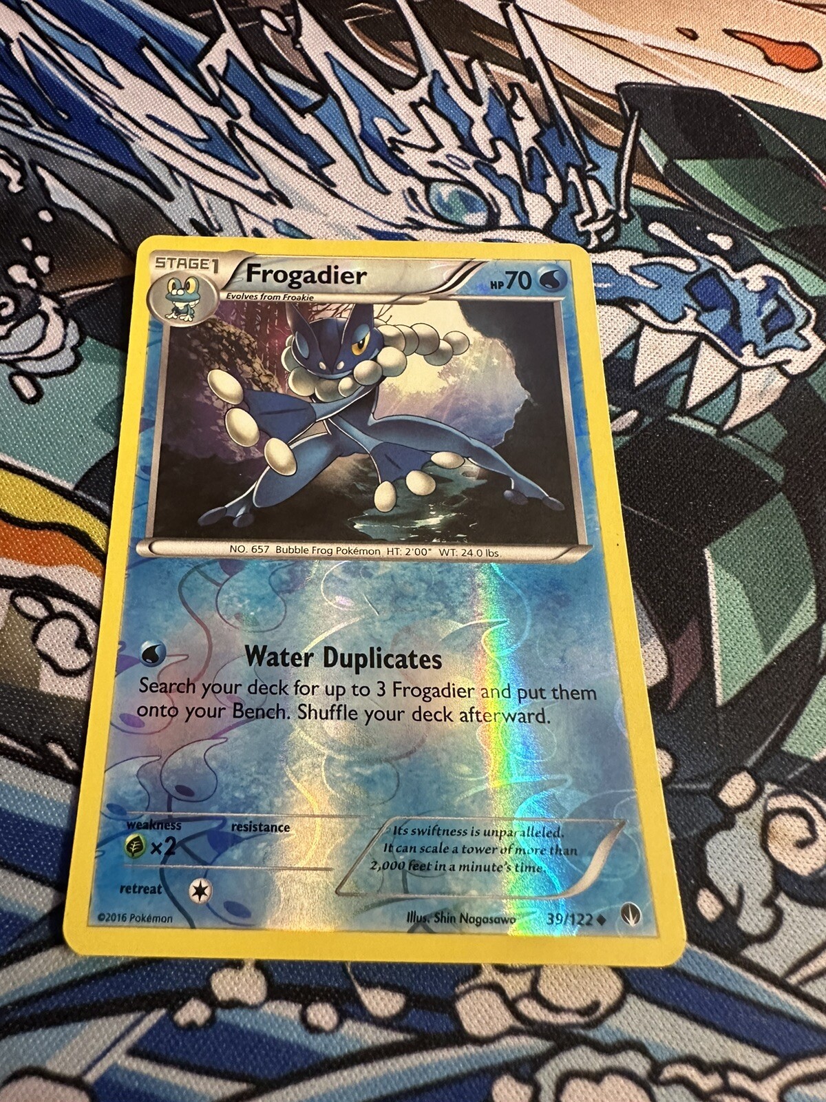 Pokémon TCG Frogadier Breakpoint 39/122 Reverse Holo Uncommon