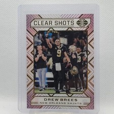 2020 Panini Illusions Football Drew Brees Clear Shots