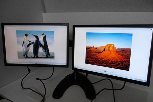 ACER 22" V223W V223WL V226WL Widescreen Dual Monitor VGA DVI 1680x1050 w/Stand - Picture 7 of 10
