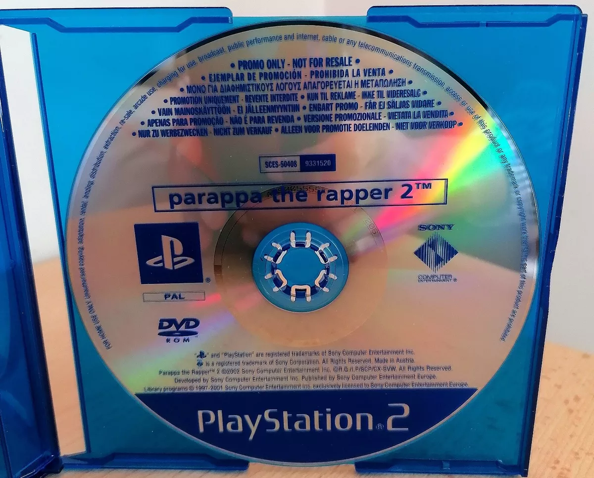 PaRappa the Rapper 2 (PlayStation 2, PS2) PAL English Promo Version *READ*