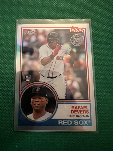 2018 Topps Chrome Rafael Devers RC 35th Anniversary Refractor BST-18 Red Sox - 第 1/5 張圖片