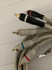 5-RCA Component Video/Audio Male to Male Coaxial Cable 6 Feet Long