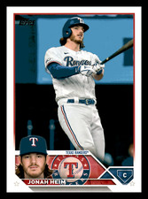 2023 Topps Jonah Heim #141 Texas Rangers Centered Mint