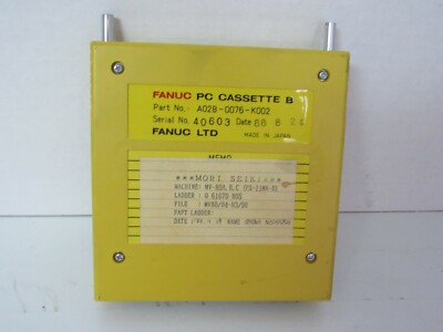 工作機械  FANUC  PC  CASSETTE 工作機械 FANUC PC CASSETTE