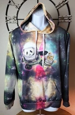 Panda & Kitten Astronaut All Over Print L/XL Sublimation Unbranded 3D Hoodie