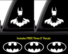 Batman Superhero Rendering - 5 Tall Vinyl Decal Car Truck Window Tablet Tumbler