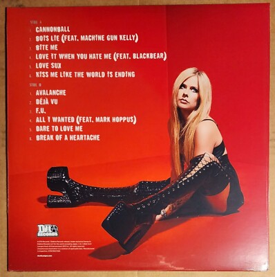 Avril Lavigne: Love Sux - New 1 LP Exclusive Orange Vinyl | eBay