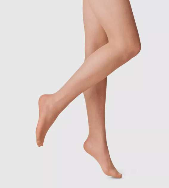 Women's 20D Sheer High-Waisted Control Top Tights - A New Day, Honey Beige, M/L