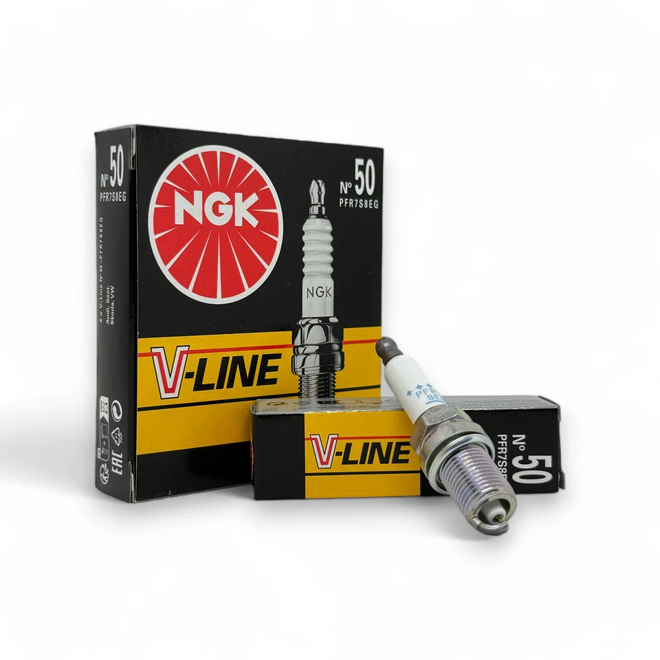 4x bujías V-Line de NGK para VW Tiguan I 2.0TSI año 2007-2018 - Imagen 3 de 4