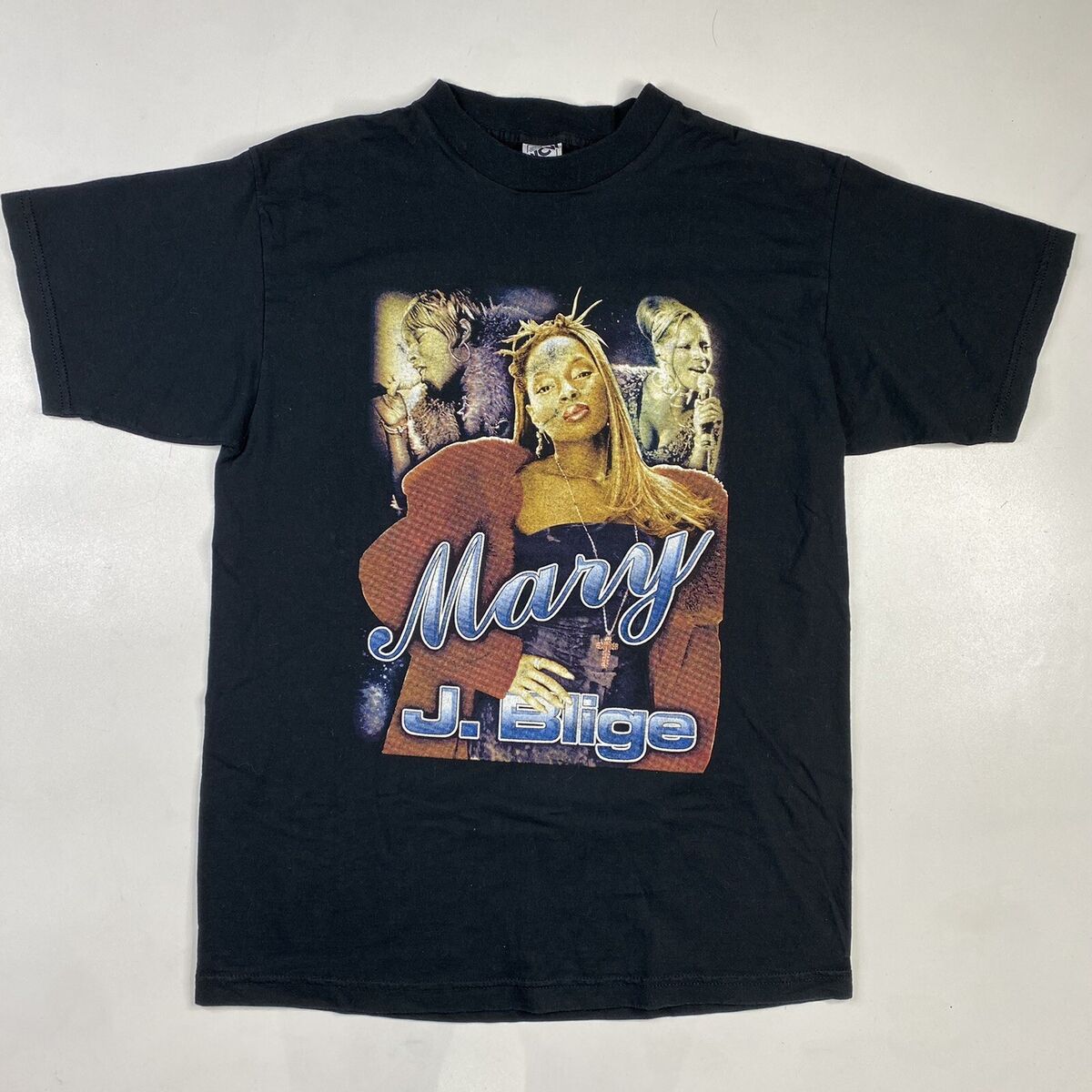 Vintage 90's Mary J Blige Bootleg Rap T-Shirt Sz XL | eBay