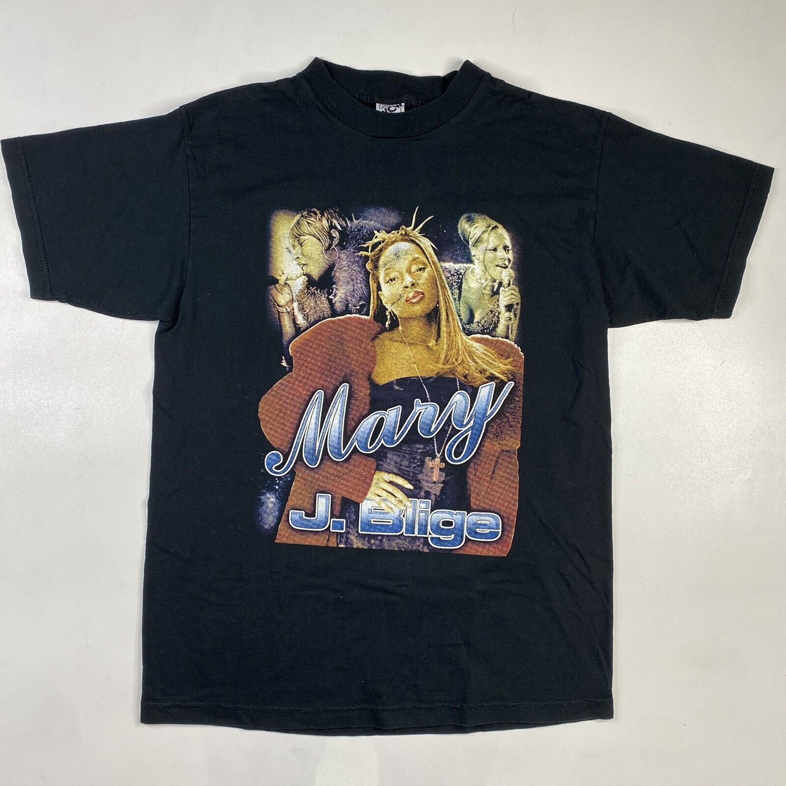 Vintage 90's Mary J Blige Bootleg Rap T-Shirt Sz XL