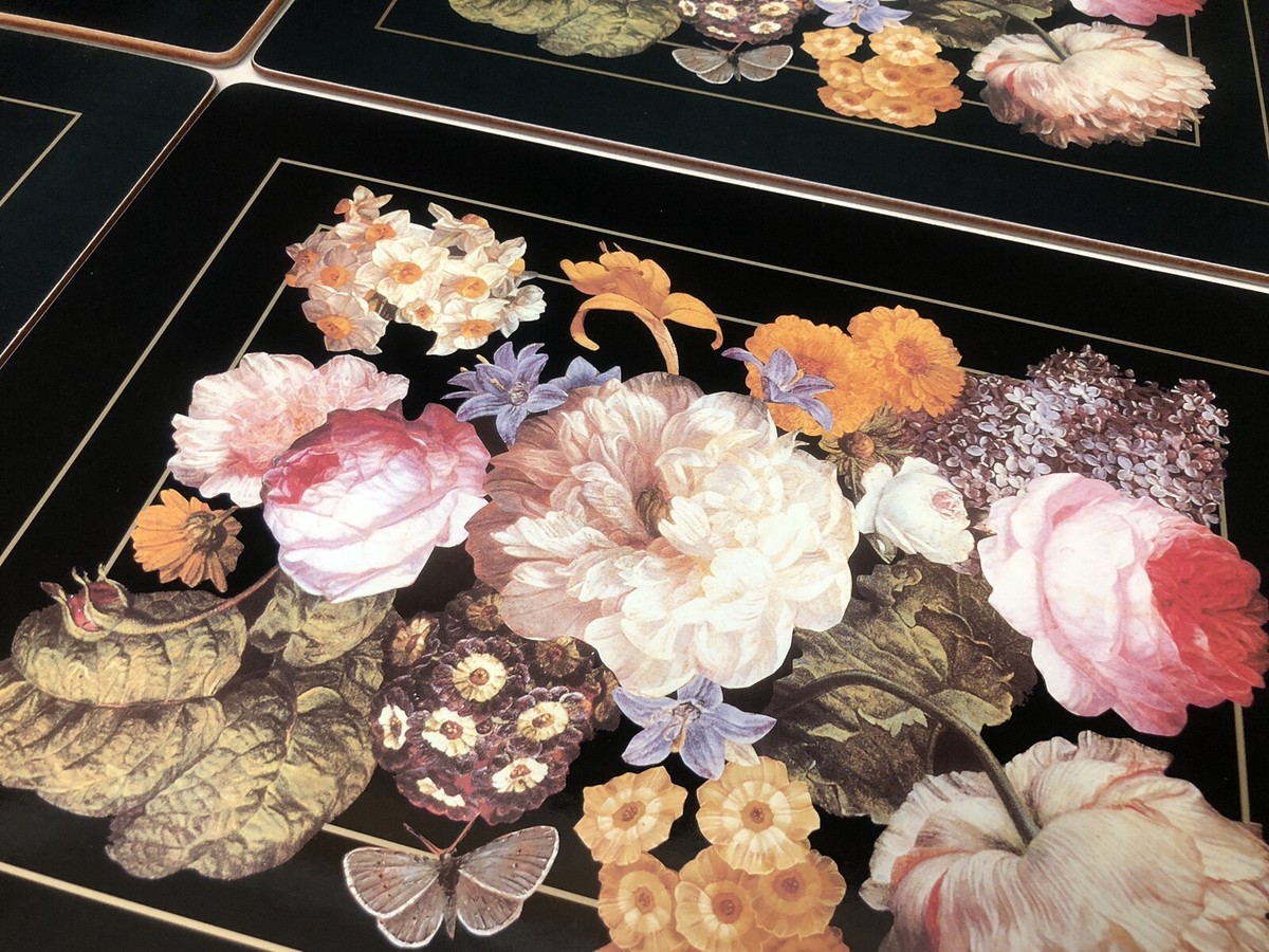 4 Lady Clare Floral Vintage Placemats New Original Box Alexandra