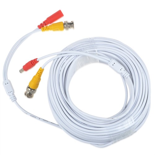 Cable de extensión BNC de 100 ft para cámara de seguridad HD búho nocturno CAM-PIRHDA10W-BU - Imagen 5 de 5