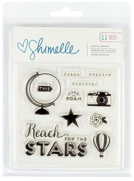 American Crafts Flowers & Plants Craft Stamps