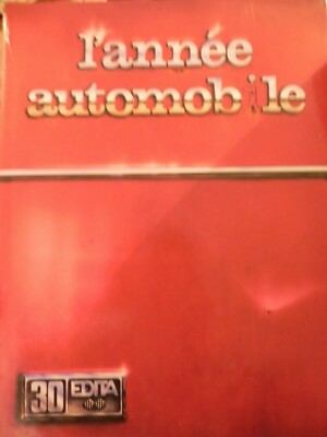 L'année automobile n°20 (1972-1973) Spécial 20e année.: Bon Couverture L'année automobile n°20 (1972-1973) Spécial 20e année.: Bon Couverture