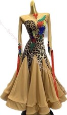 jz Handmade Dance Dress/Standard Ballroom Competition Dress Modern Waltz Tango