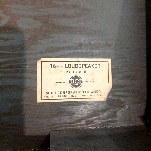 1960s Early Vintage RCA 400 Speaker Cabinet With Jensen C10R, 8 Ohm ! - Picture 6 of 10