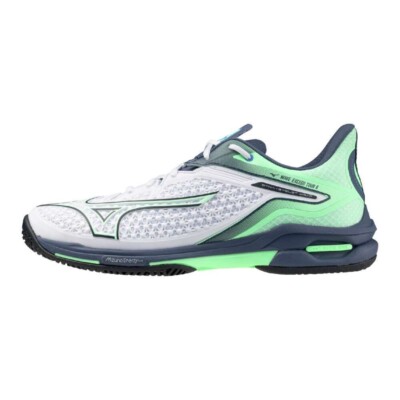 MIZUNO Wave Exceed Tour 6 AC 61GA2470 37 Weiß Mint Blau Weite 2E Tennisschuhe