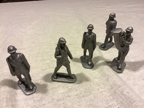 Figurine Soldat ATLAS - Officier D'état-major Français 1917 (WWI) - Échelle 1/32 (65mm) - Plomb Peint - Occasion Parfaite