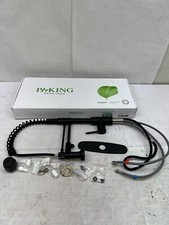 Single Hole Pull-Down Sprayer Kitchen Faucet Matte Black Stainless Steel AM28