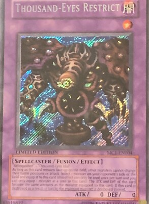 yugioh restrict deck Thousand Eyes Restrict Limited Edition Rainbow Holo +40 Yu-Gi-Oh! Deck  Cards