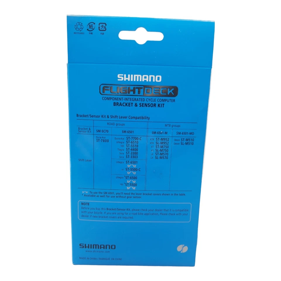 Shimano SM-SC70 Flight Deck Sensor Kit ROAD für SM-6501 Halterung NOS Kabelbaum - Bild 2 von 4