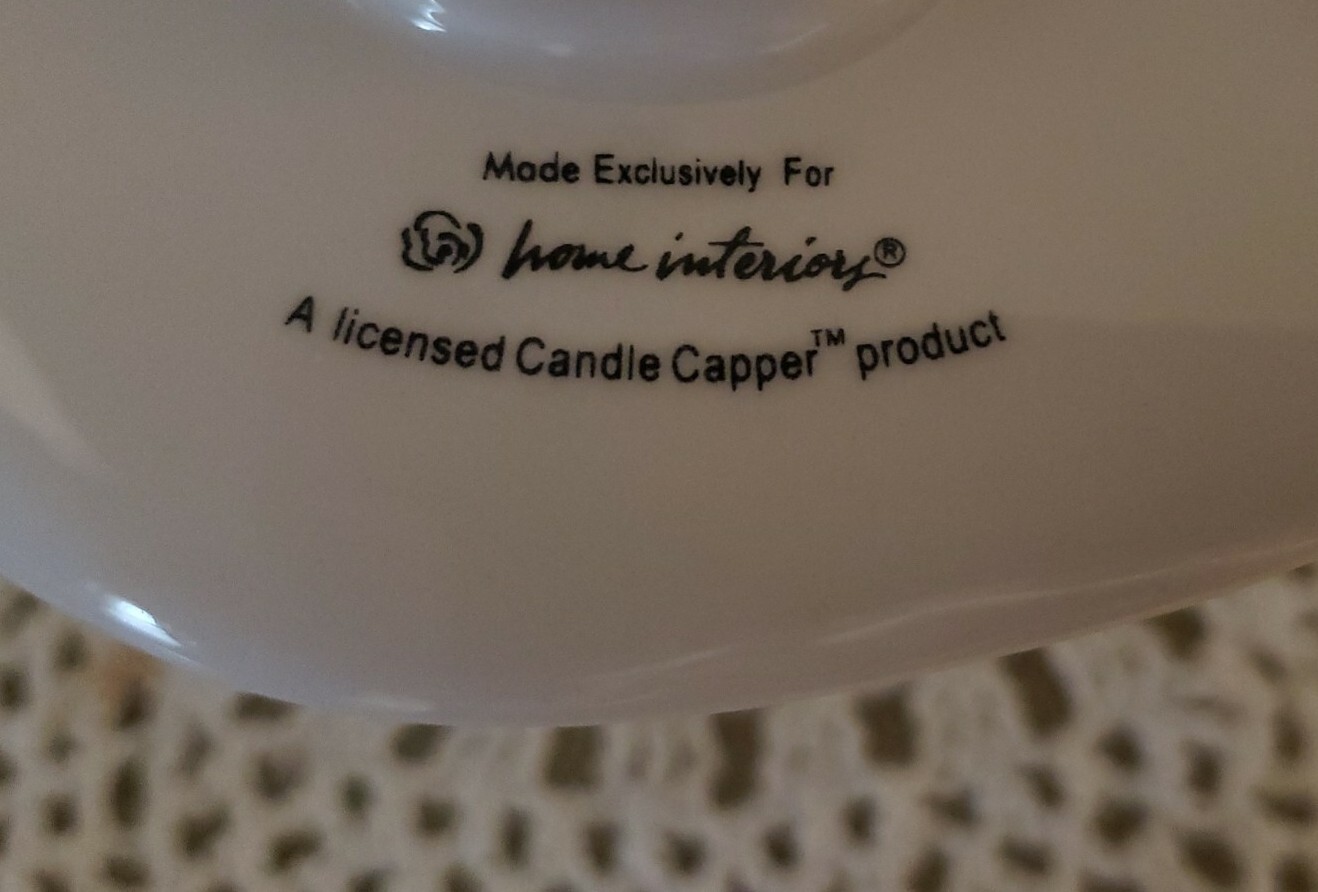 Home Interiors Hummingbird's Dance Candle Capper /Shade/Topper VGUC. eBay