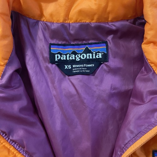 Patagonia Orange Nano Puff Pullover Quilted Jacket 1/2 Zip Primaloft Women’s XS - Picture 3 of 7