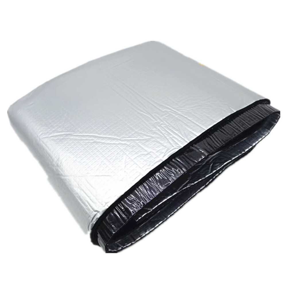 2X0.5M Car Sound Deadener Mat Noise Bonnet Insulation Deadening Heat Insulation