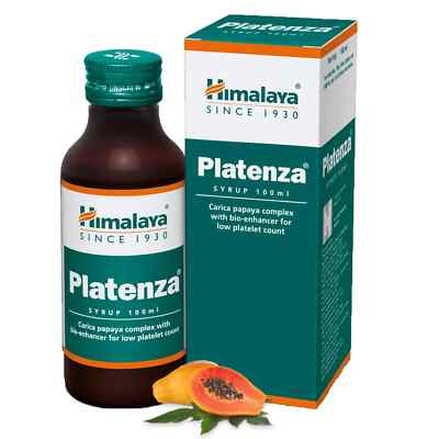 Himalaya Platenza Syrup 100ml. For Low Platelet Count, Carica Papaya Complex