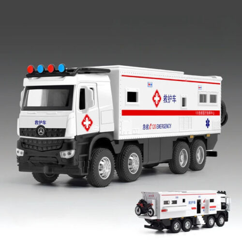 1/24 Benz Nomadison Krankenwagen Modell Spielzeug Druckguss Feuerwehr Chief Fahrzeug Kind Geschenk - Bild 14 von 16
