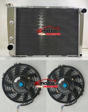 3 Row Aluminum Radiator+FANS for 1968 1969 Lincoln Continental V8 Engine AT