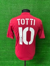 Maglia Roma TOTTI Signed No Match Iussed Worn Shirt No Preparata No Indossata