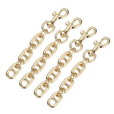 4.7IN Purse Extender Chain Straps 4PCS Bag Extender Chain Light Gold